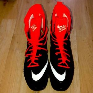 BRAND NEW Nike Force Savage size 17 US Black / Red